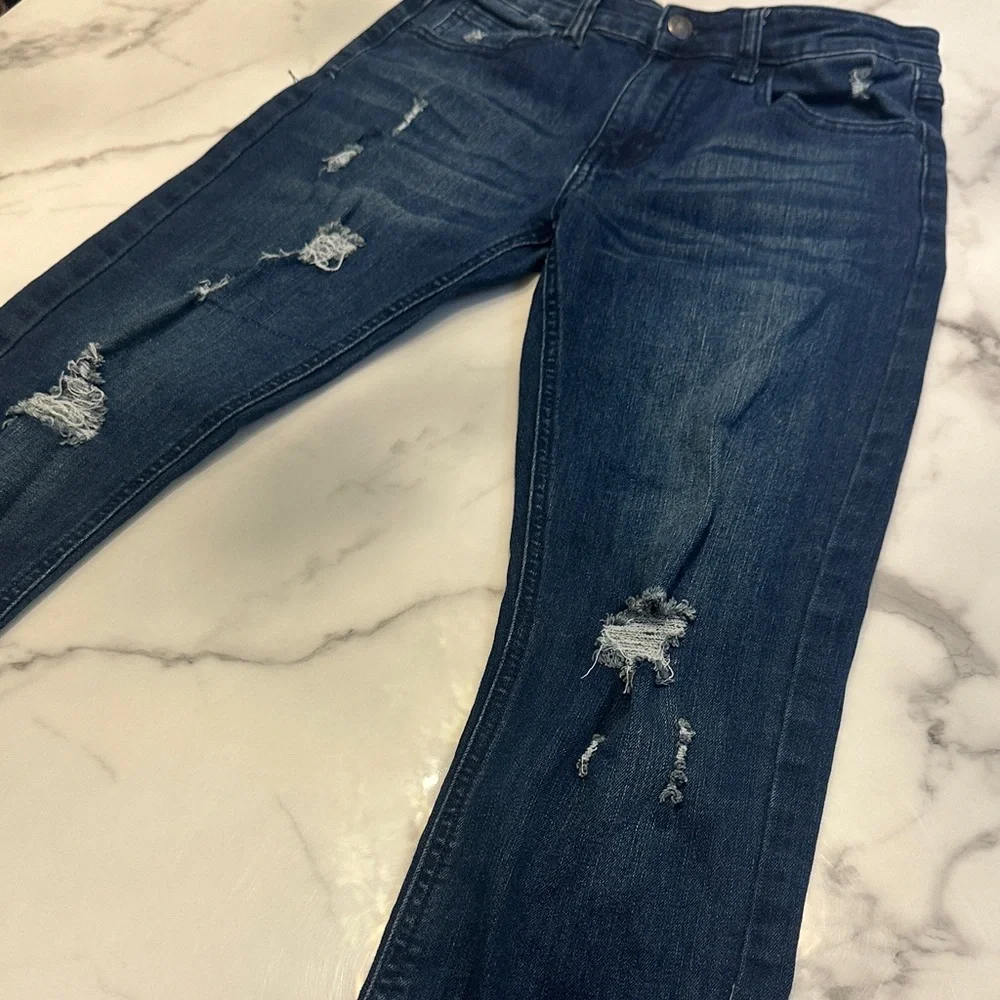 Ring of Fire Dark Blue Skinny Jeans